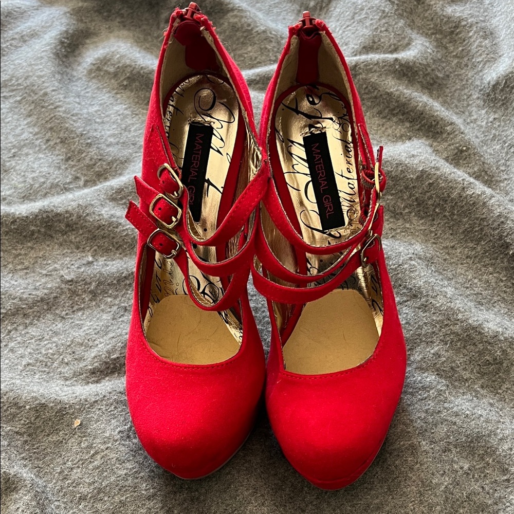 Material Girl Red Heels